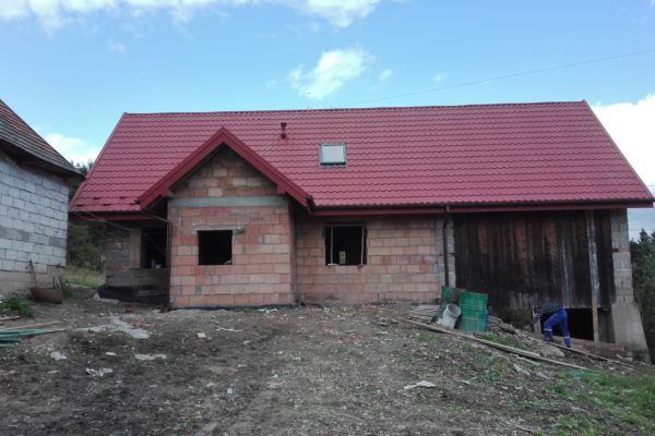 Remont starego budynku w Wysokim